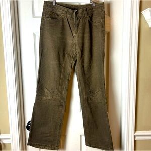 KUHL Women Pants 10 Brown Workwear Durable Flex Knee Canvas Ranch
